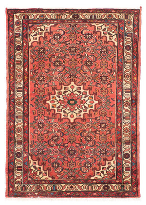 Persisk tæppe - Nomadisk - 150 x 110 cm - lysrød