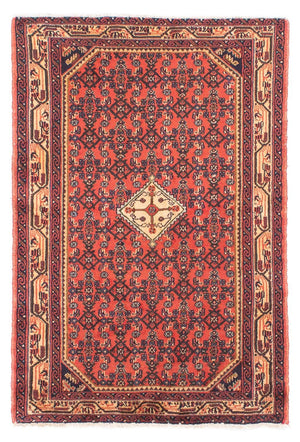 Persisk tæppe - Nomadisk - 150 x 102 cm - lysrød