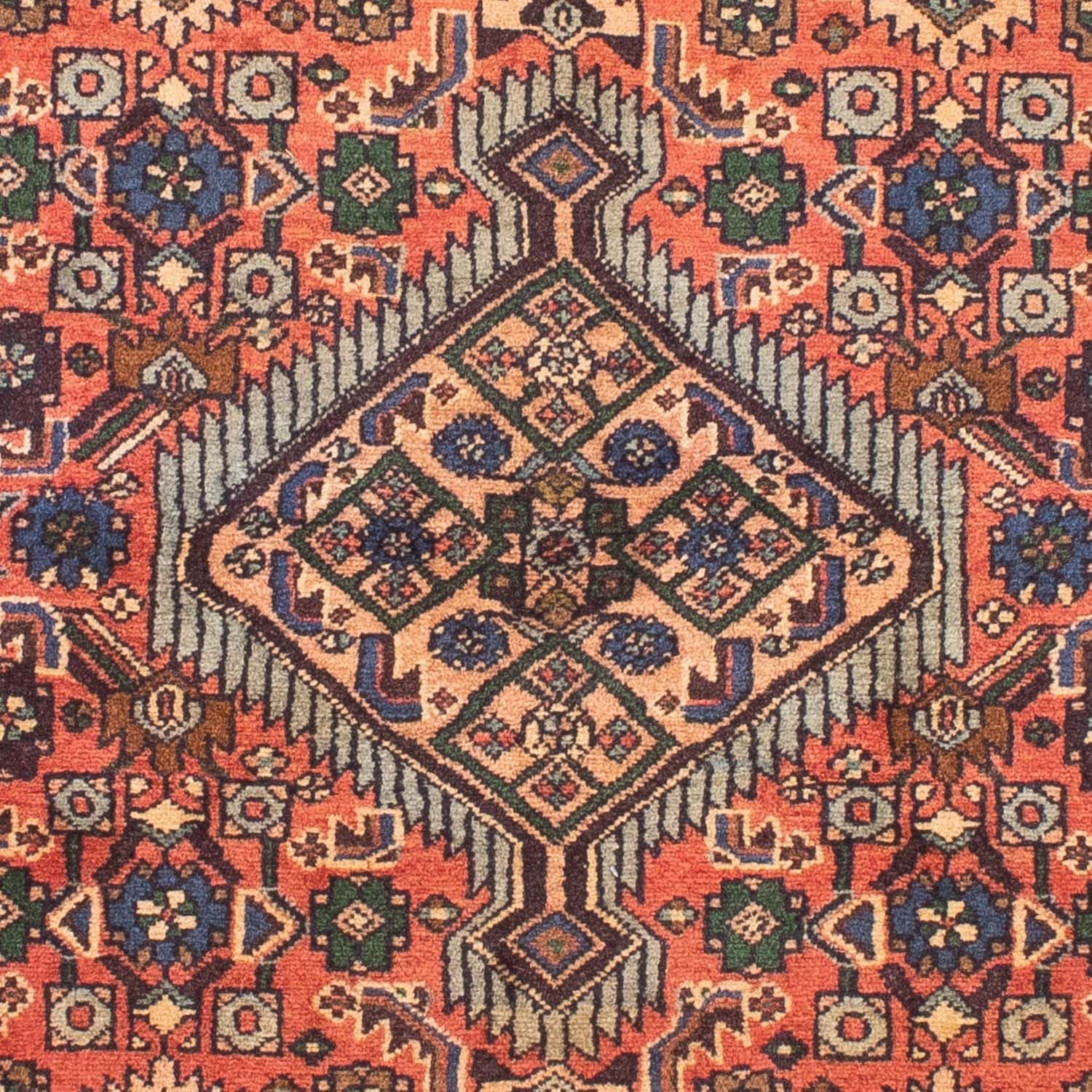 Persisk tæppe - Nomadisk - 147 x 100 cm - lysrød