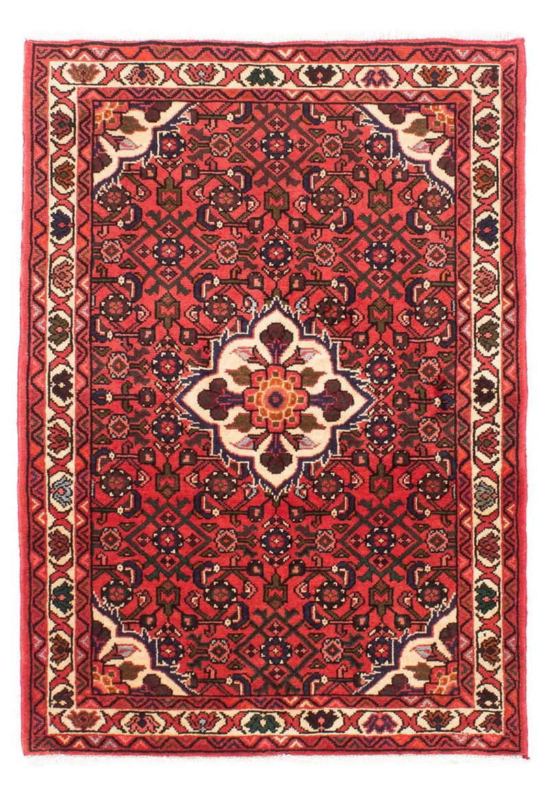 Persisk tæppe - Nomadisk - 152 x 103 cm - mørkerød