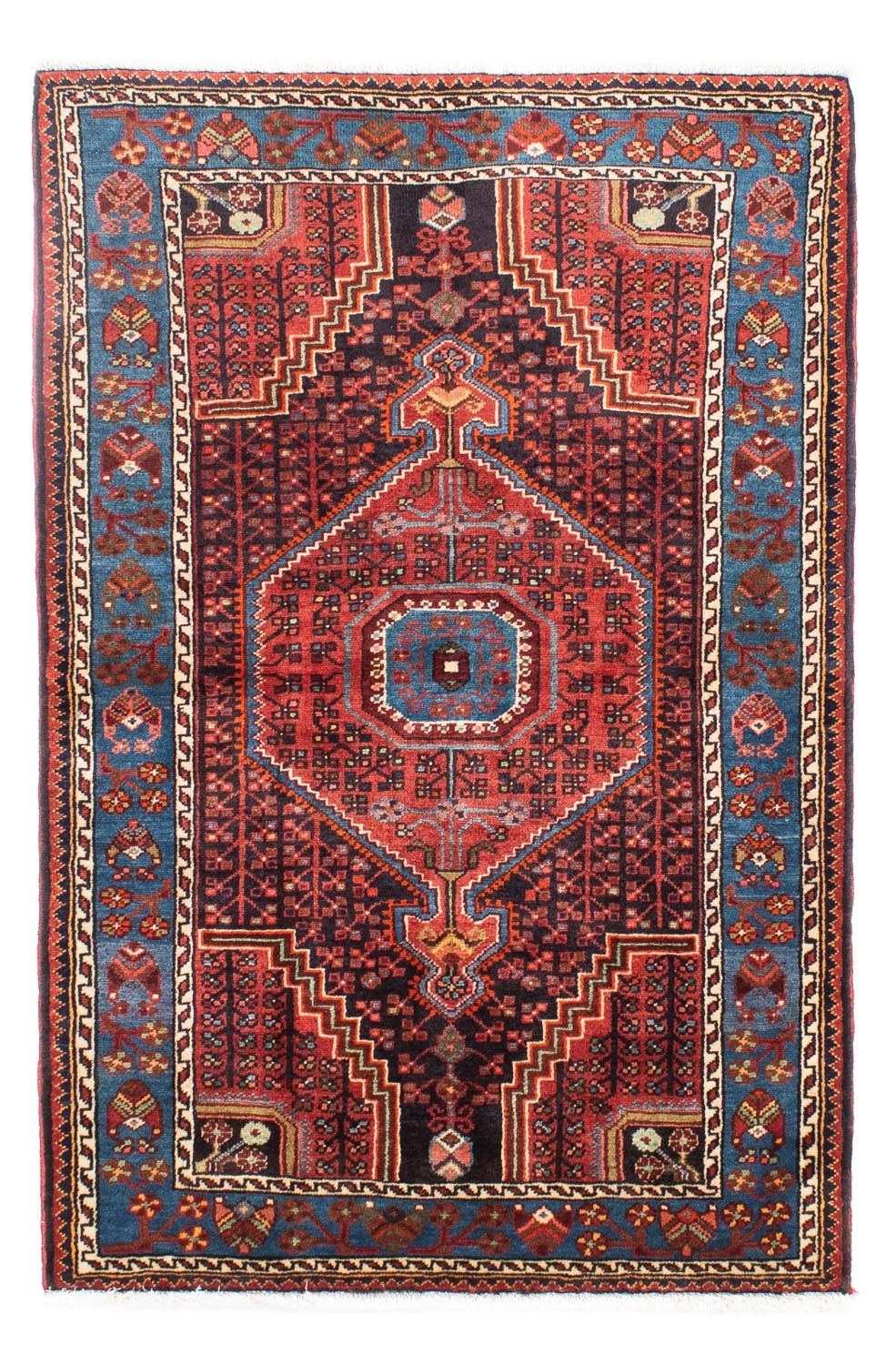 Persisk tæppe - Nomadisk - 163 x 110 cm - rød