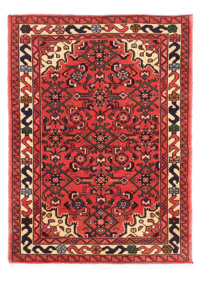 Persisk tæppe - Nomadisk - 144 x 100 cm - rød