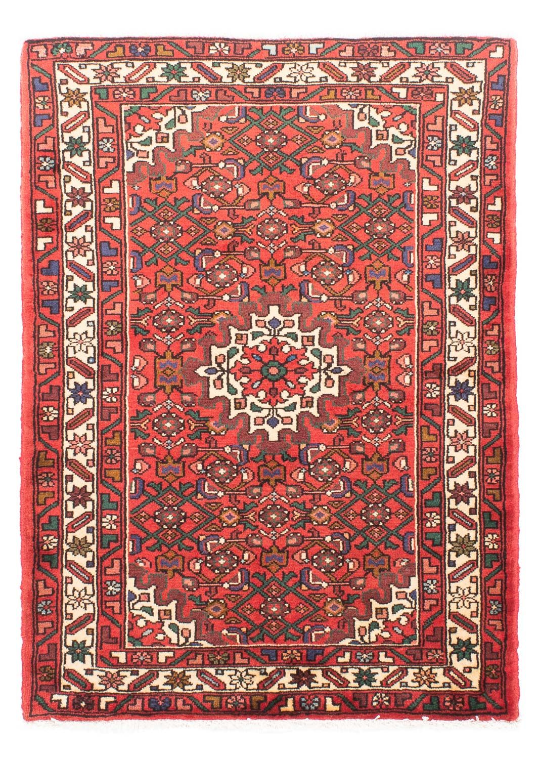Persisk tæppe - Nomadisk - 147 x 102 cm - rød