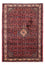 Persisk tæppe - Nomadisk - 142 x 104 cm - mørkerød