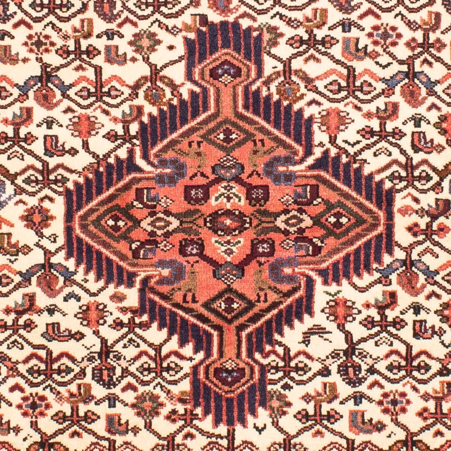 Persisk tæppe - Nomadisk - 160 x 106 cm - beige