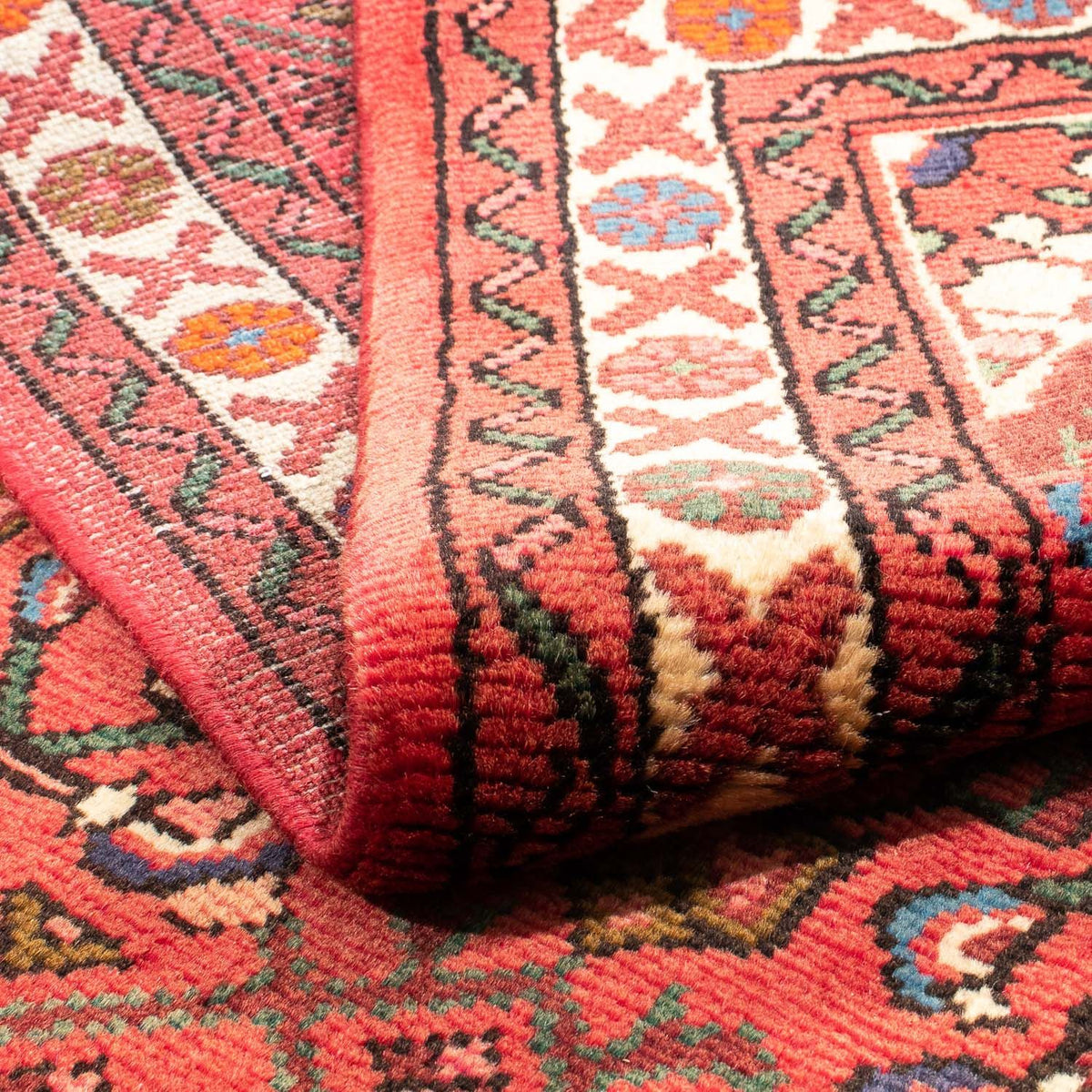 Persisk tæppe - Nomadisk - 140 x 106 cm - rød