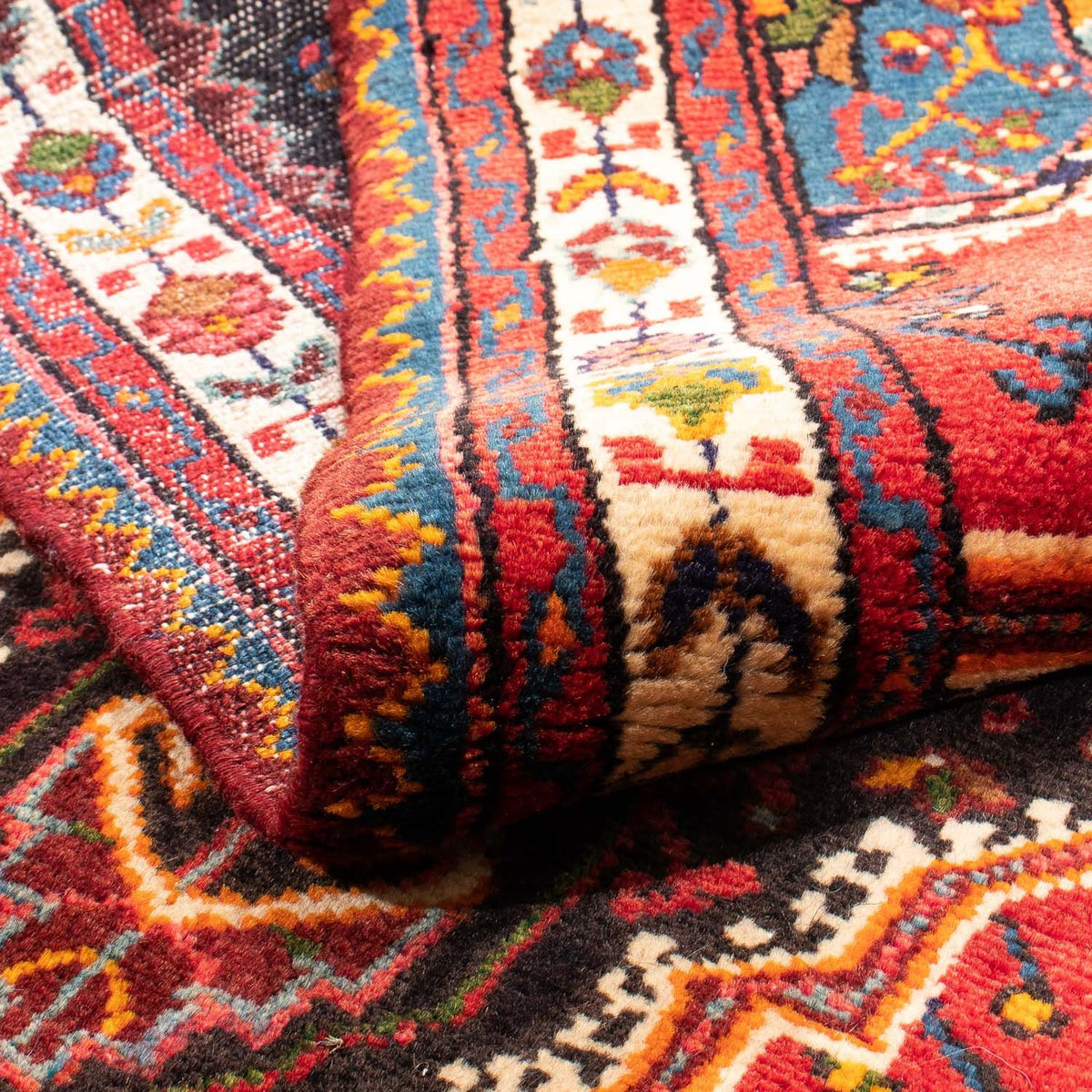 Persisk tæppe - Nomadisk - 145 x 92 cm - rød