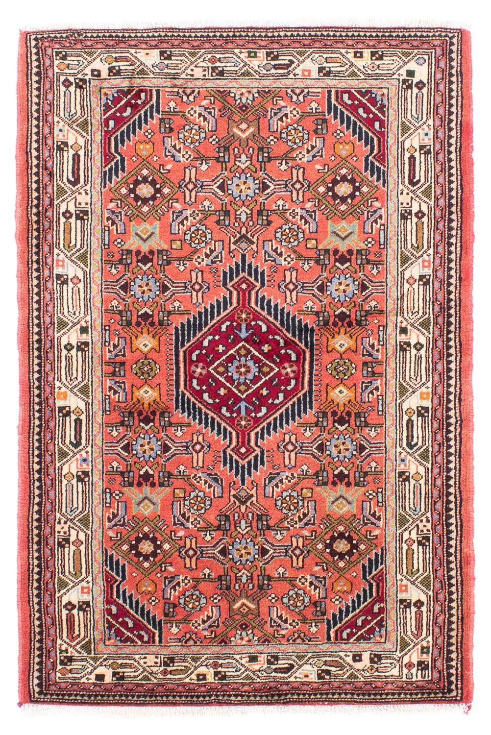 Persisk tæppe - Nomadisk - 152 x 104 cm - rød