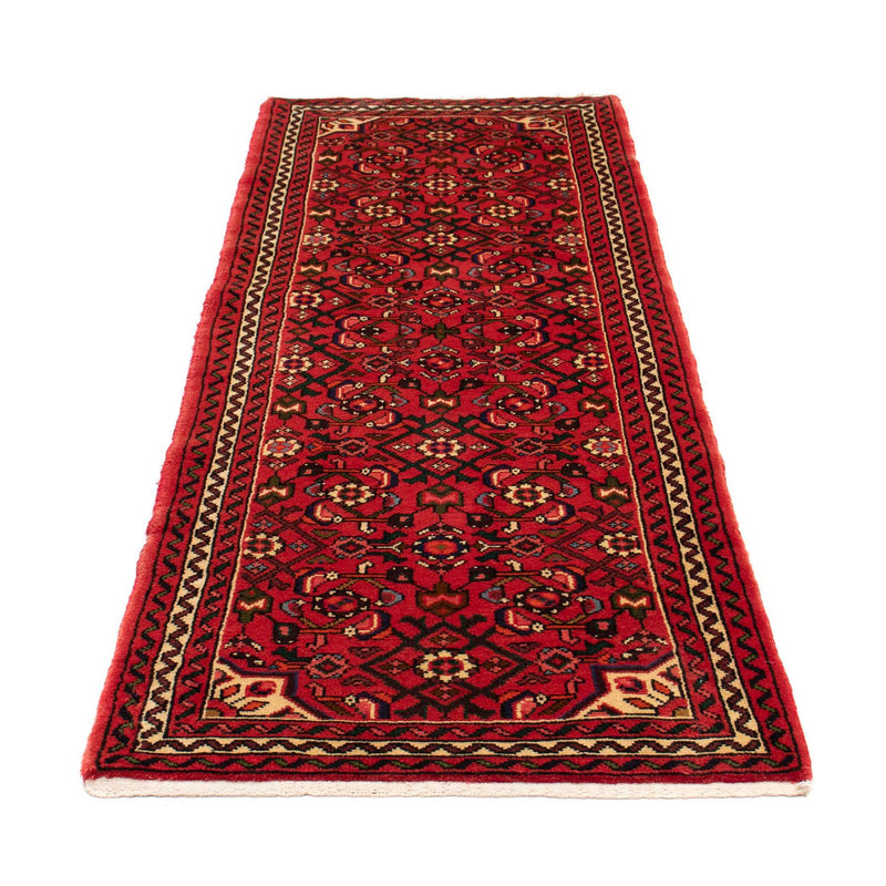 Løber Persisk tæppe - Nomadisk - 200 x 76 cm - mørkerød