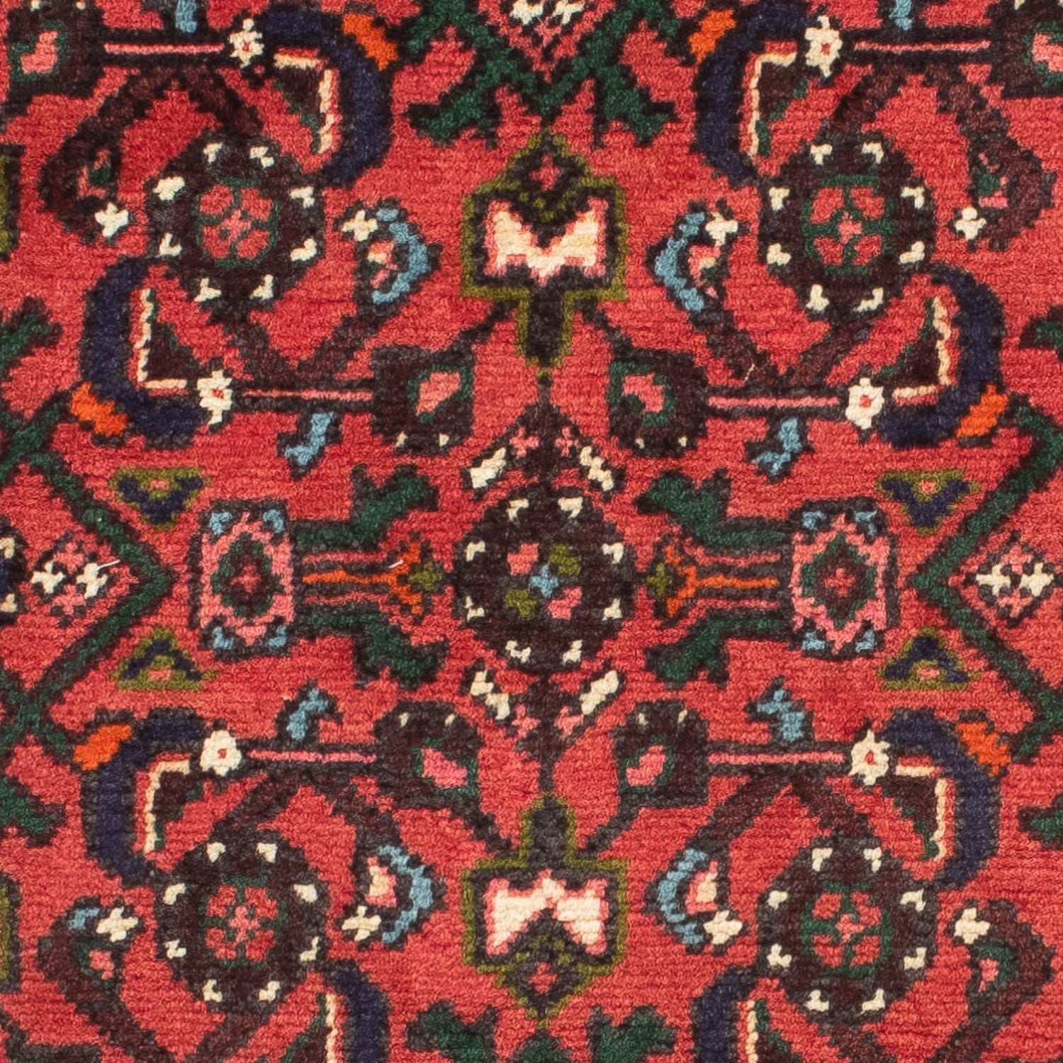 Løber Persisk tæppe - Nomadisk - 195 x 70 cm - mørkerød
