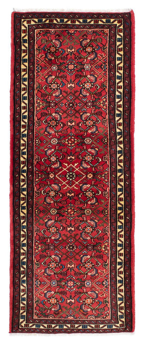 Løber Persisk tæppe - Nomadisk - 200 x 78 cm - mørkerød