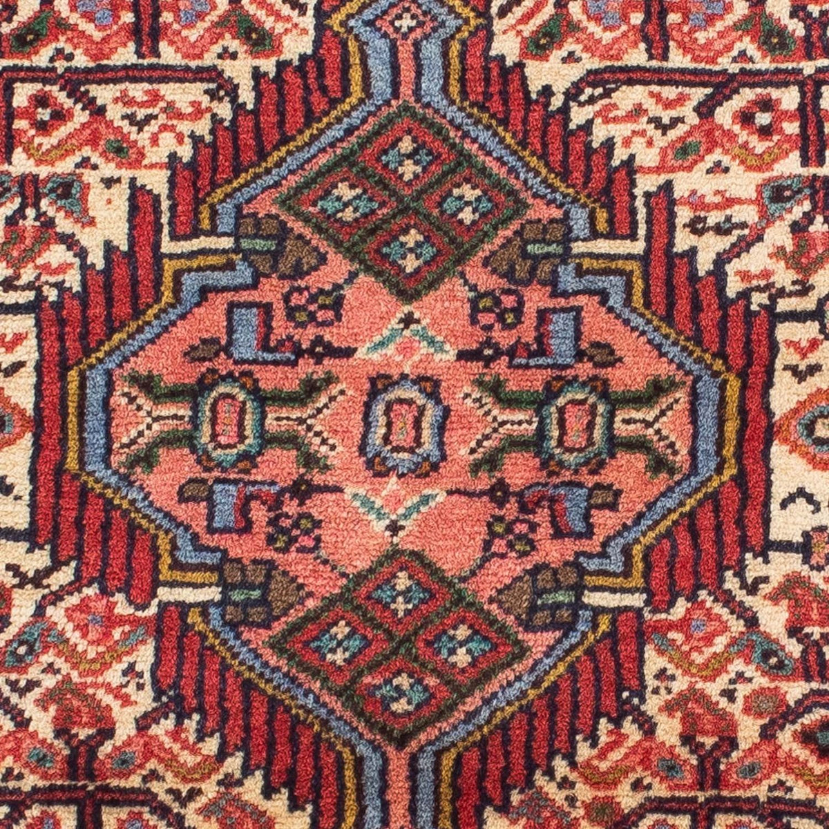 Løber Persisk tæppe - Nomadisk - 210 x 78 cm - lysrød