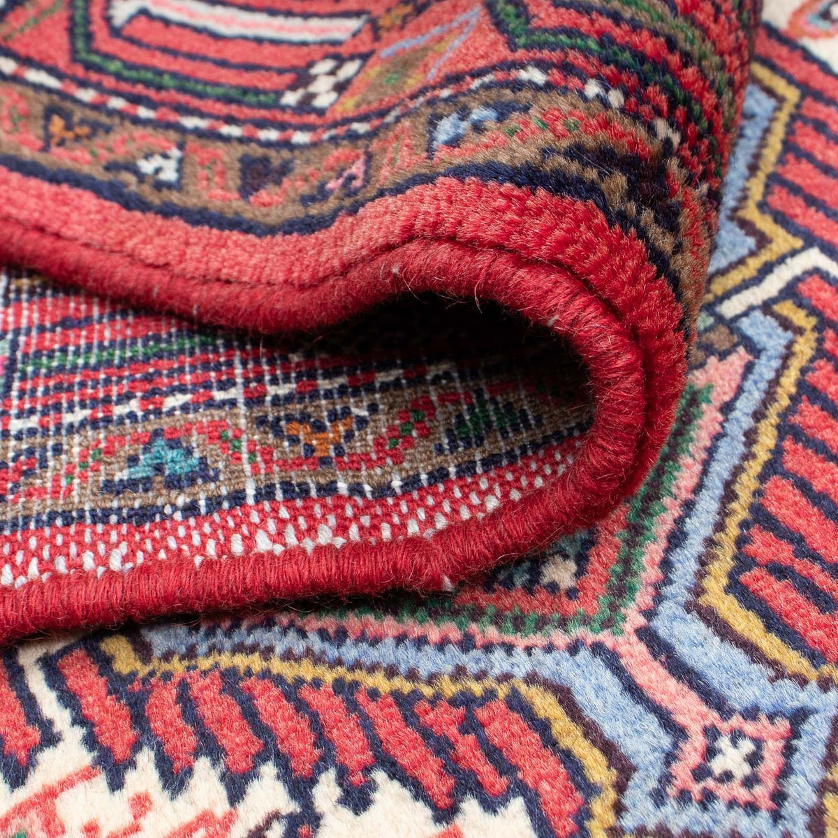 Løber Persisk tæppe - Nomadisk - 210 x 78 cm - lysrød