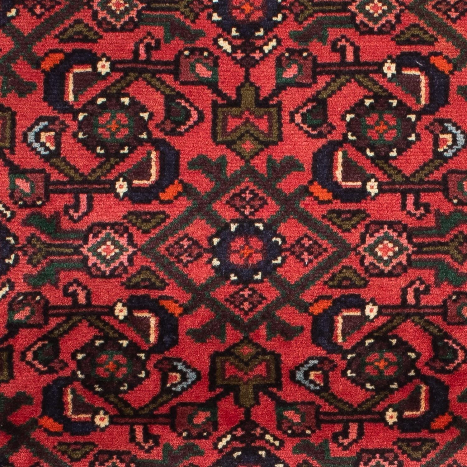 Løber Persisk tæppe - Nomadisk - 200 x 73 cm - mørkerød