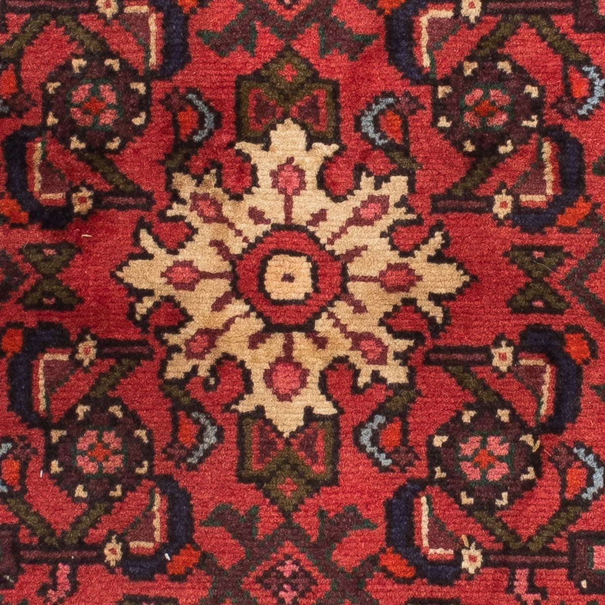 Løber Persisk tæppe - Nomadisk - 200 x 67 cm - mørkerød