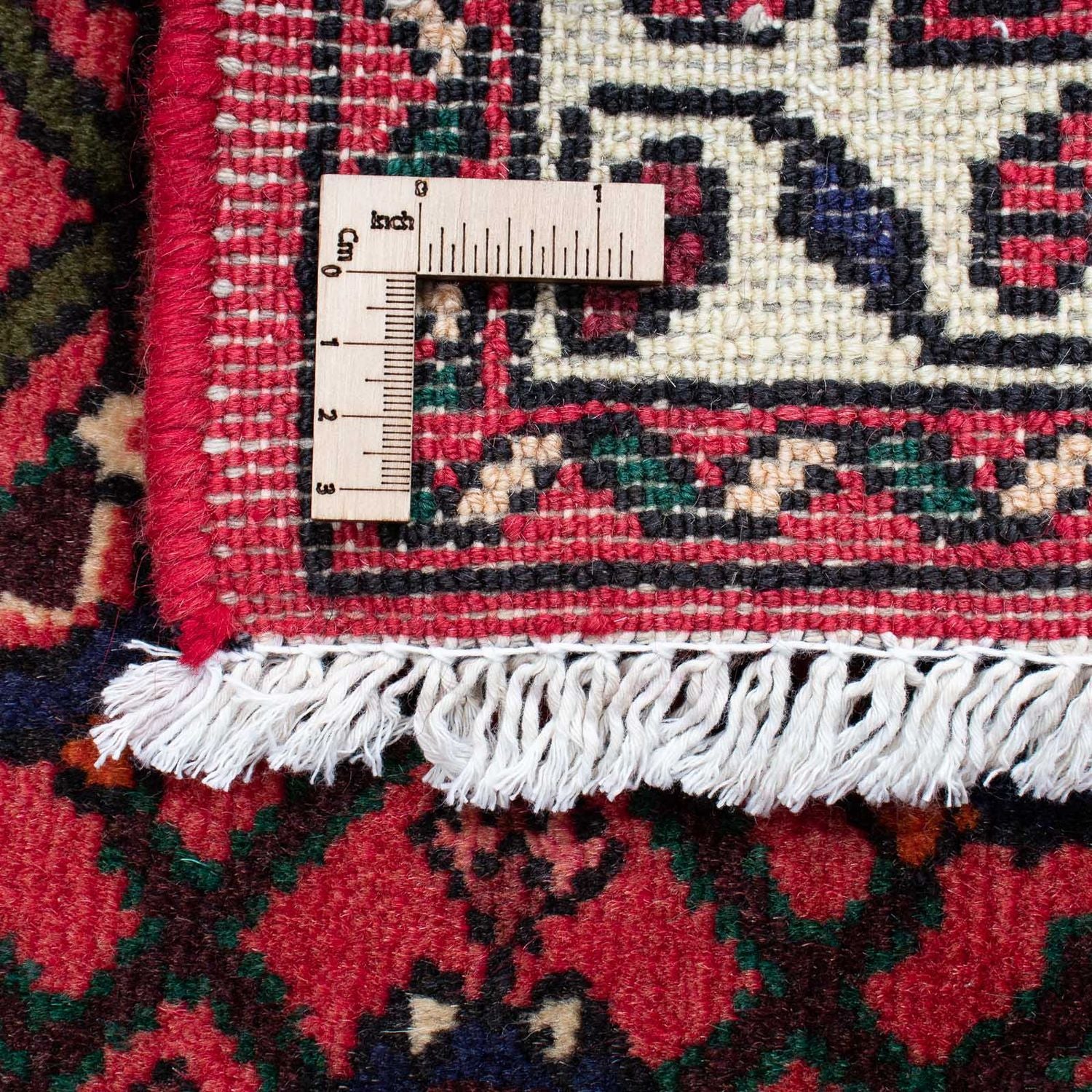 Løber Persisk tæppe - Nomadisk - 195 x 75 cm - mørkerød