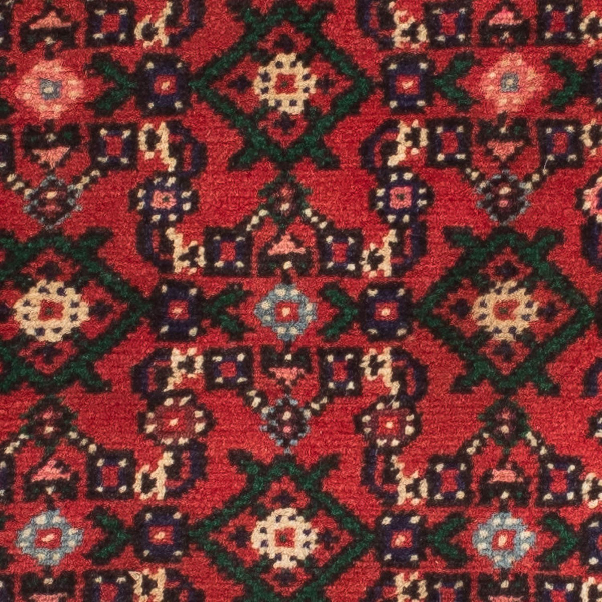 Løber Persisk tæppe - Nomadisk - 196 x 70 cm - mørkerød