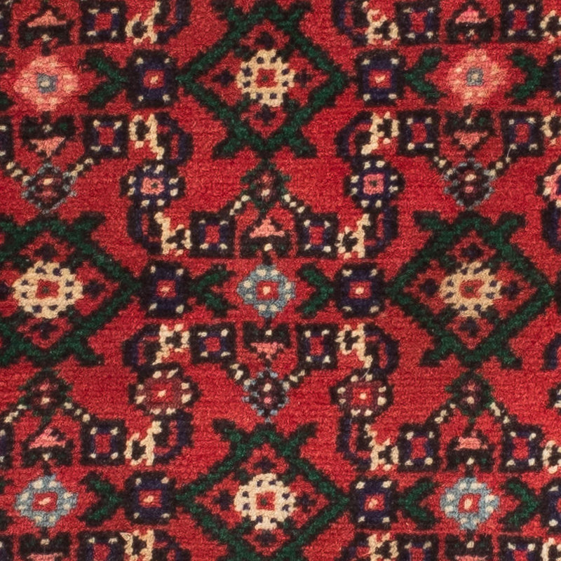 Løber Persisk tæppe - Nomadisk - 196 x 70 cm - mørkerød