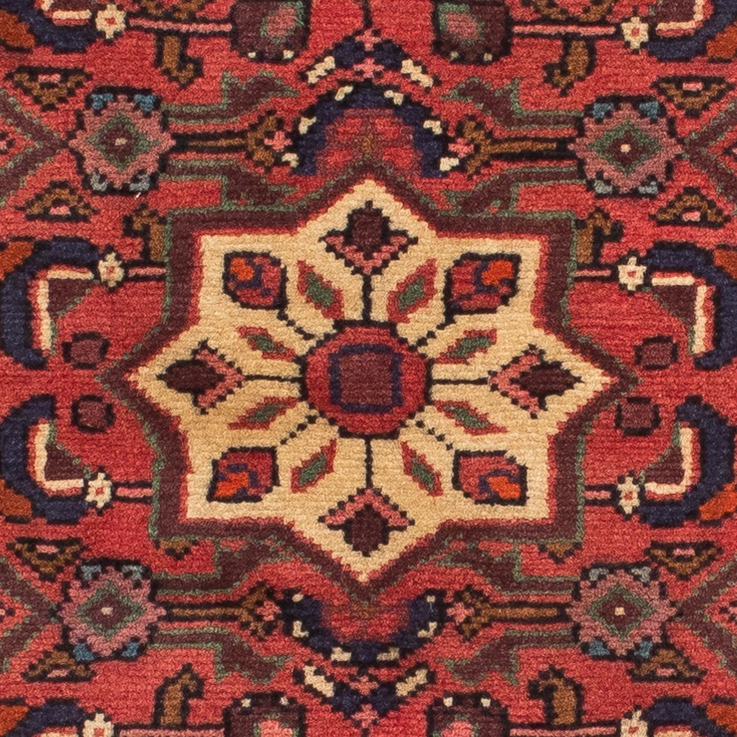 Løber Persisk tæppe - Nomadisk - 192 x 70 cm - mørkerød