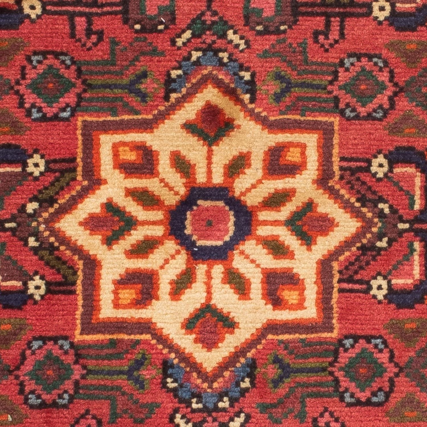 Løber Persisk tæppe - Nomadisk - 210 x 73 cm - mørkerød