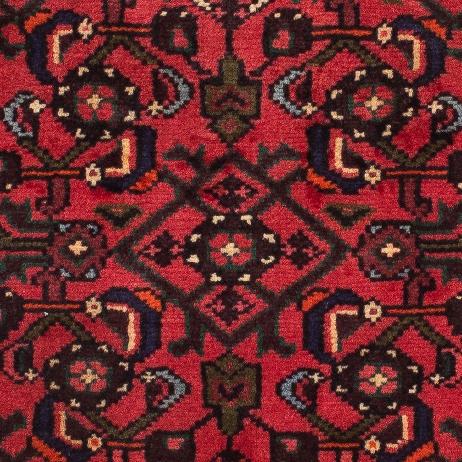 Løber Persisk tæppe - Nomadisk - 200 x 70 cm - mørkerød