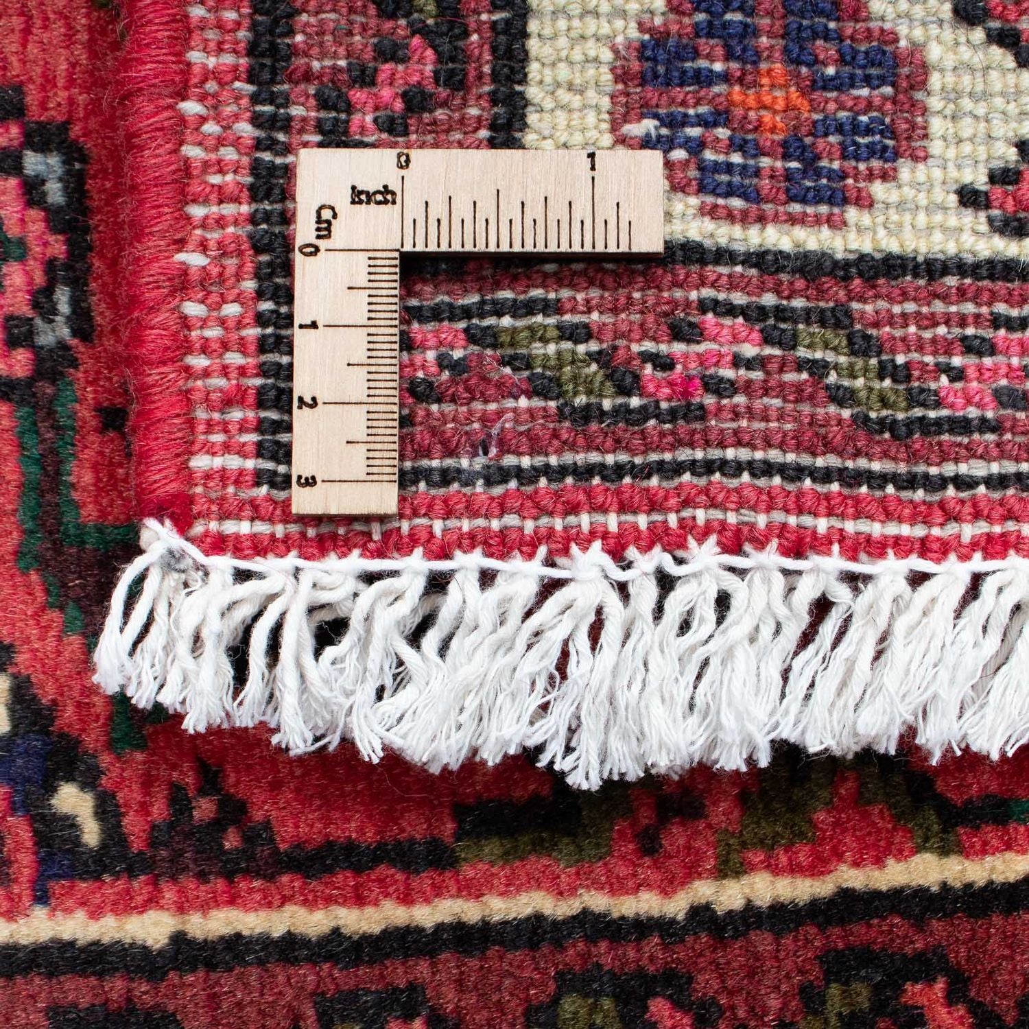 Løber Persisk tæppe - Nomadisk - 200 x 70 cm - mørkerød
