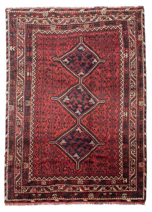 Persisk tæppe - Nomadisk - 290 x 210 cm - lysrød