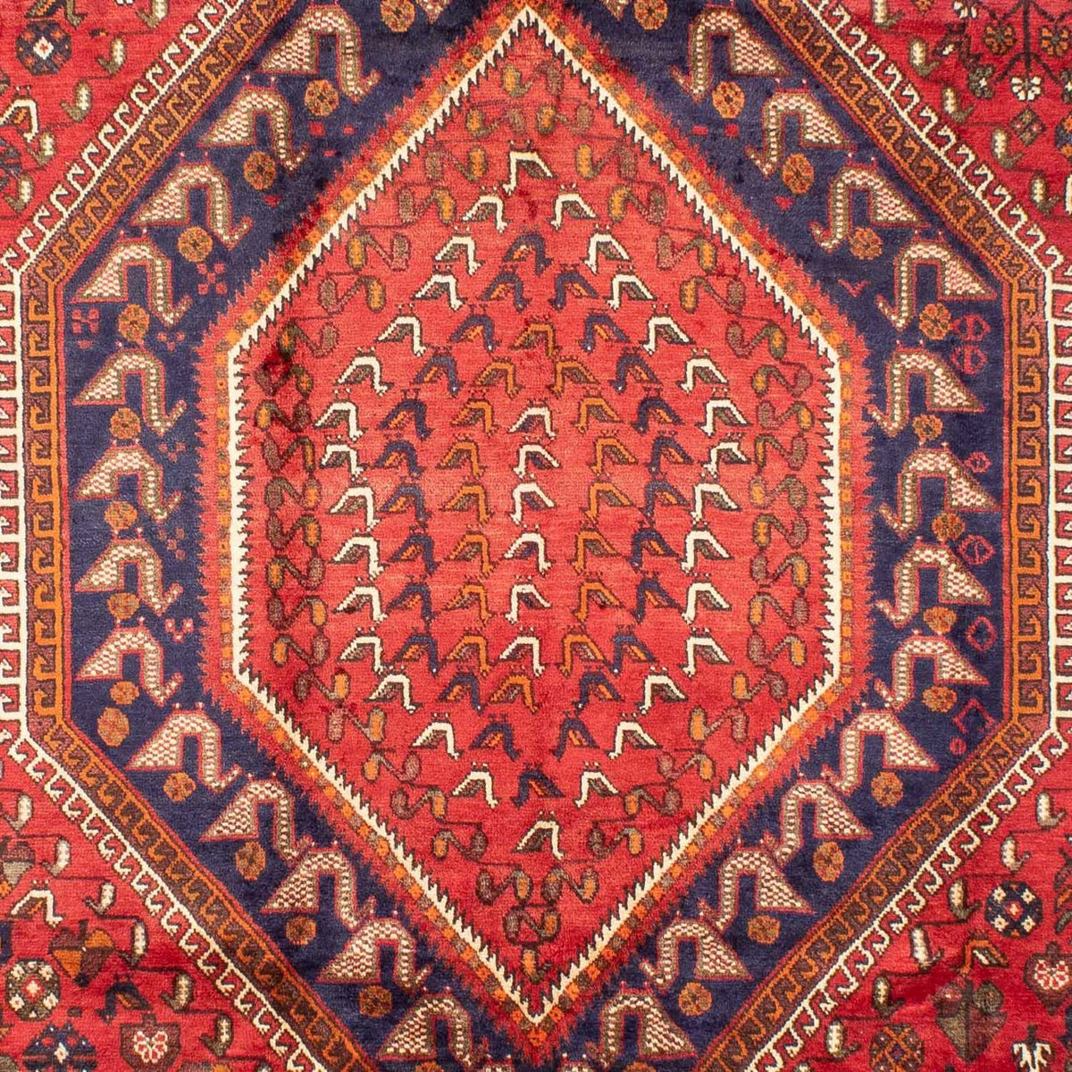 Persisk tæppe - Nomadisk - 298 x 207 cm - rød