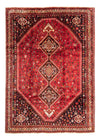 Qashqai Tæppe 240x330cm - Persisk tæppe - Rektangulær / Mørkerød / 240 x 330 cm Rektangulær