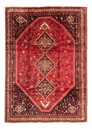 Persisk tæppe - Nomadisk - 330 x 240 cm - mørkerød