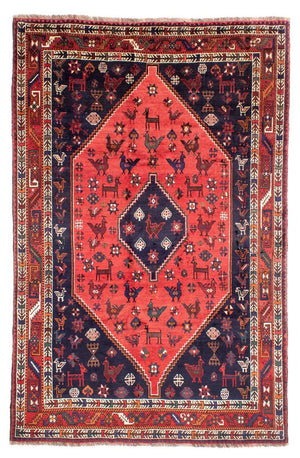 Persisk tæppe - Nomadisk - 300 x 200 cm - rød