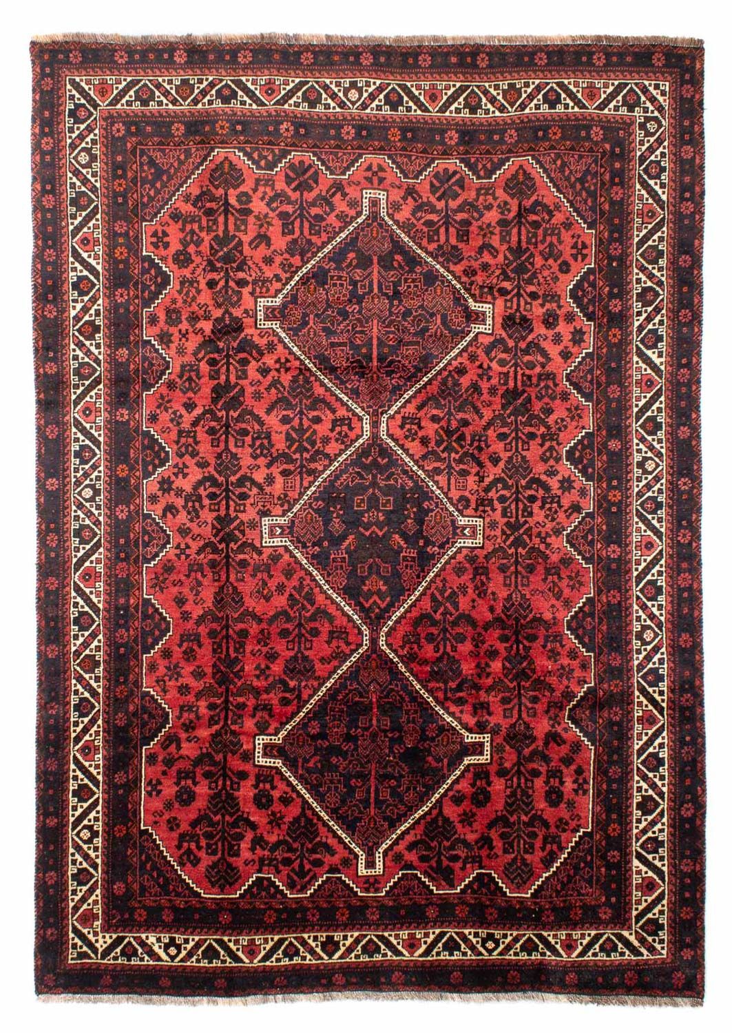Persisk tæppe - Nomadisk - 300 x 207 cm - rød