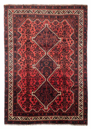 Persisk tæppe - Nomadisk - 300 x 207 cm - rød