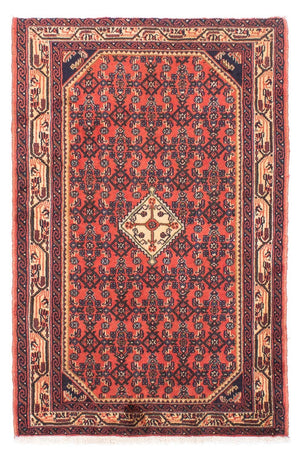 Persisk tæppe - Nomadisk - 150 x 98 cm - lysrød