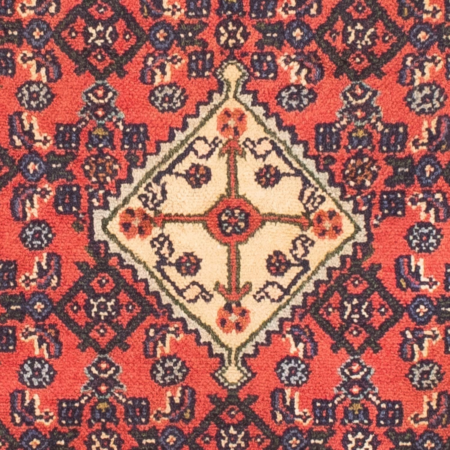 Persisk tæppe - Nomadisk - 150 x 98 cm - lysrød