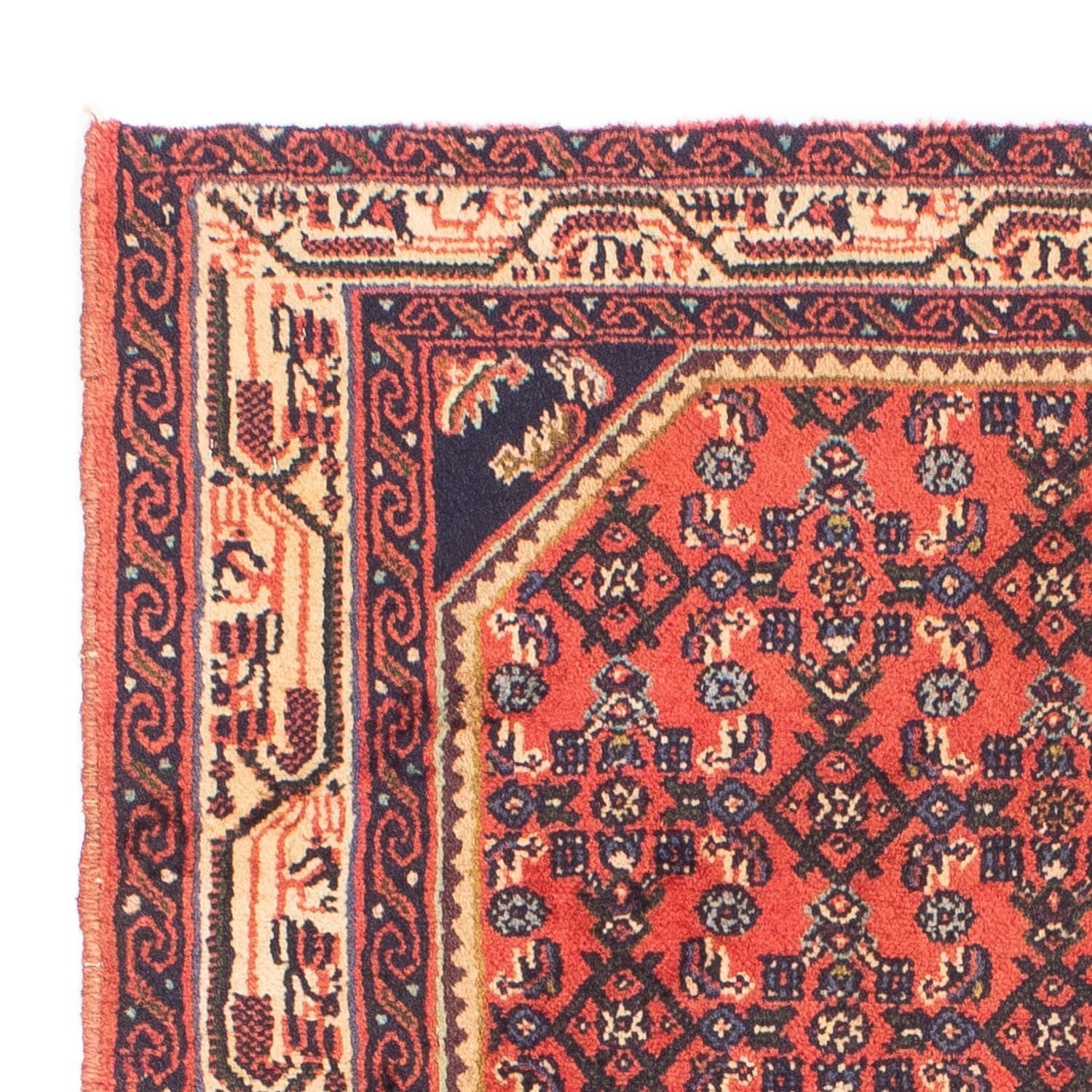 Persisk tæppe - Nomadisk - 150 x 98 cm - lysrød
