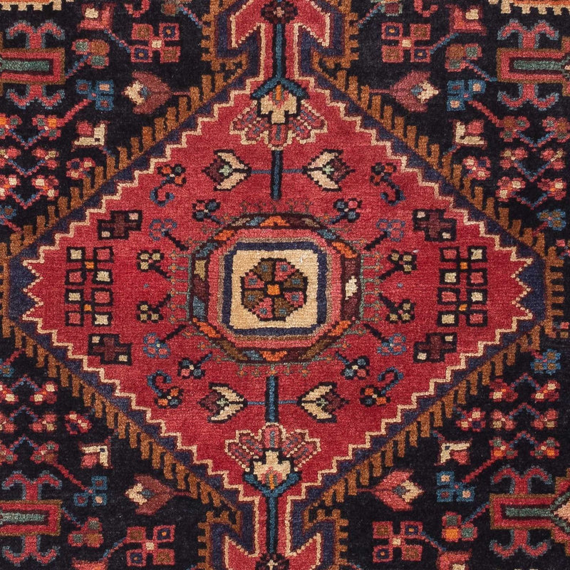 Persisk tæppe - Nomadisk - 127 x 95 cm - mørkeblå