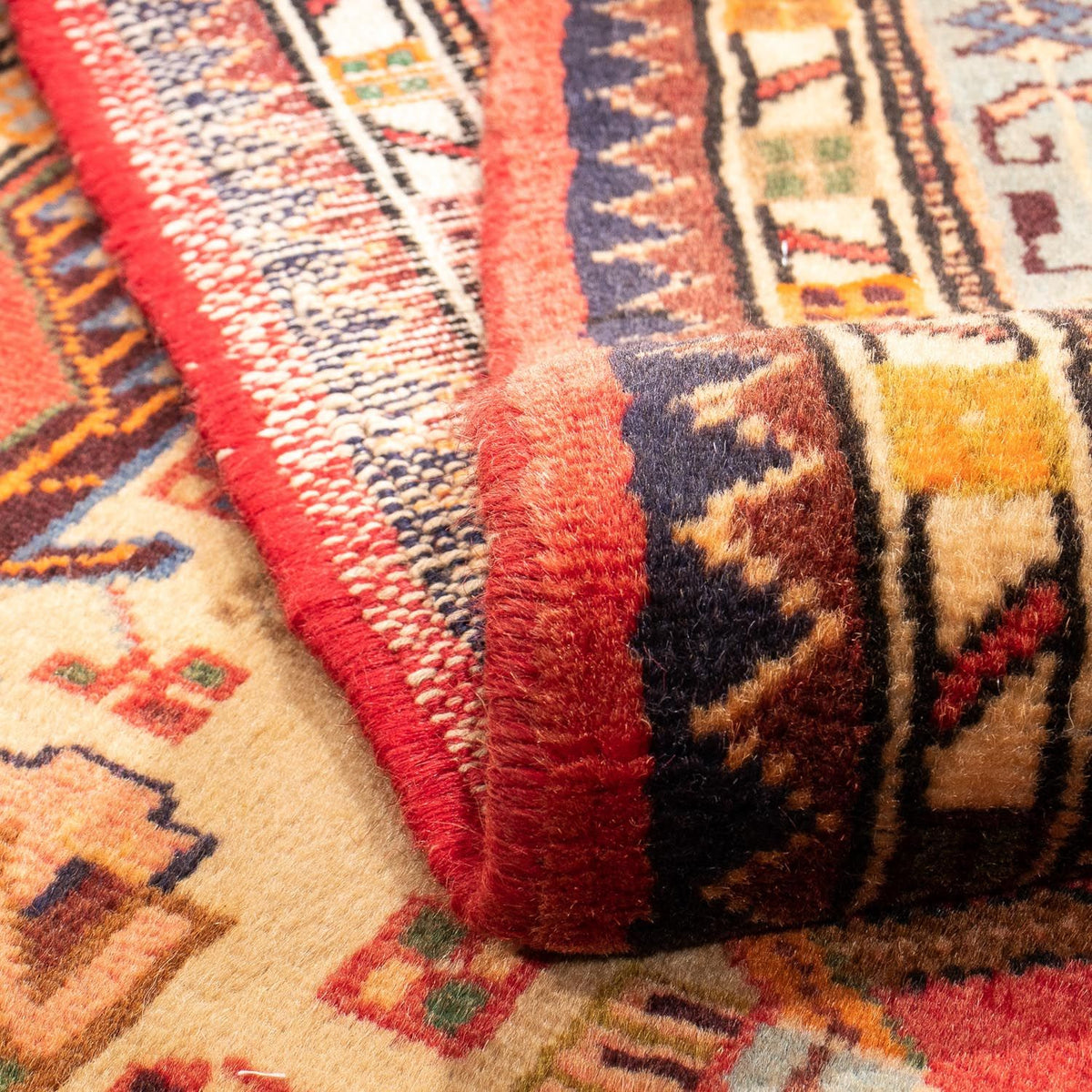 Persisk tæppe - Nomadisk - 170 x 115 cm - rød