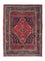 Persisk tæppe - Nomadisk - 155 x 108 cm - mørkerød