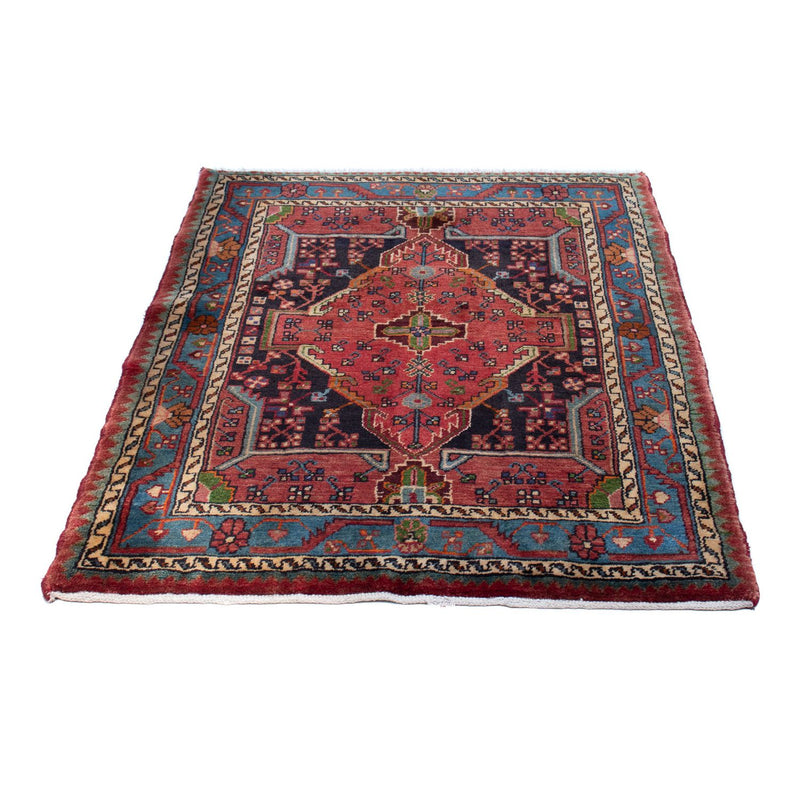 Persisk tæppe - Nomadisk - 155 x 108 cm - mørkerød