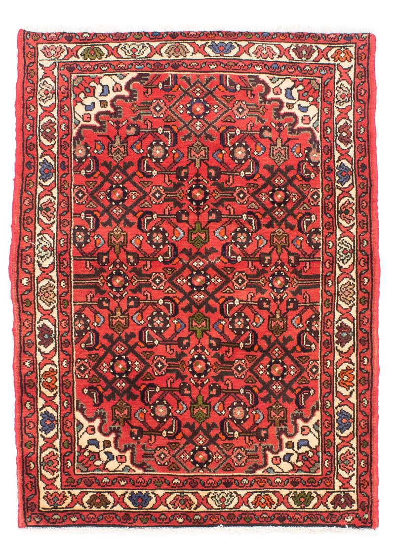 Persisk tæppe - Nomadisk - 140 x 103 cm - rød