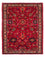 Persisk tæppe - Nomadisk - 160 x 112 cm - mørkerød