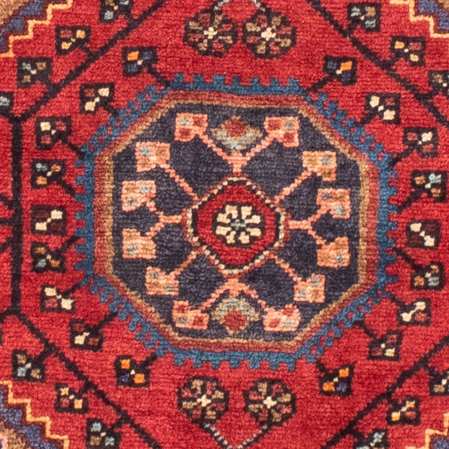 Persisk tæppe - Nomadisk - 163 x 107 cm - mørkerød