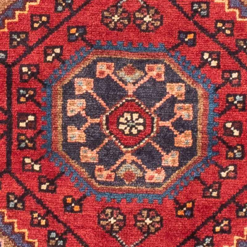 Persisk tæppe - Nomadisk - 163 x 107 cm - mørkerød