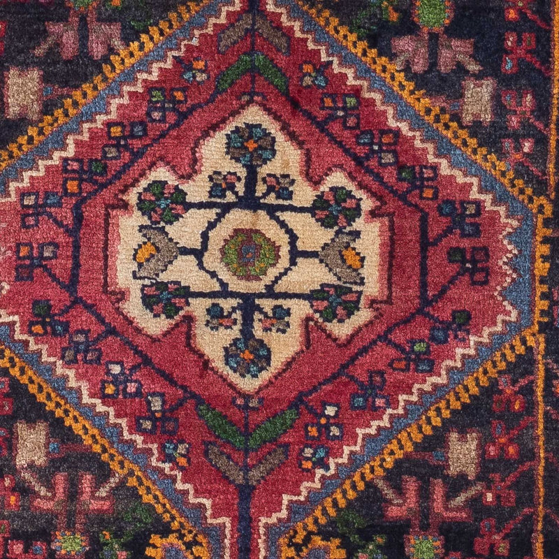 Persisk tæppe - Nomadisk - 136 x 85 cm - mørkeblå