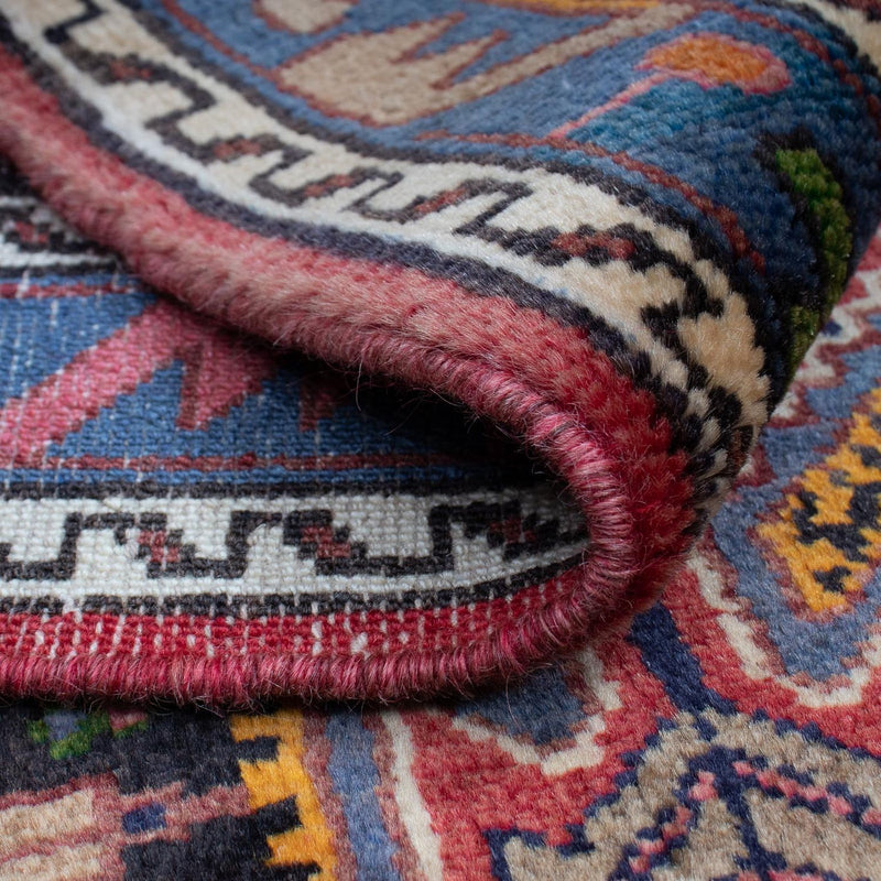 Persisk tæppe - Nomadisk - 136 x 85 cm - mørkeblå