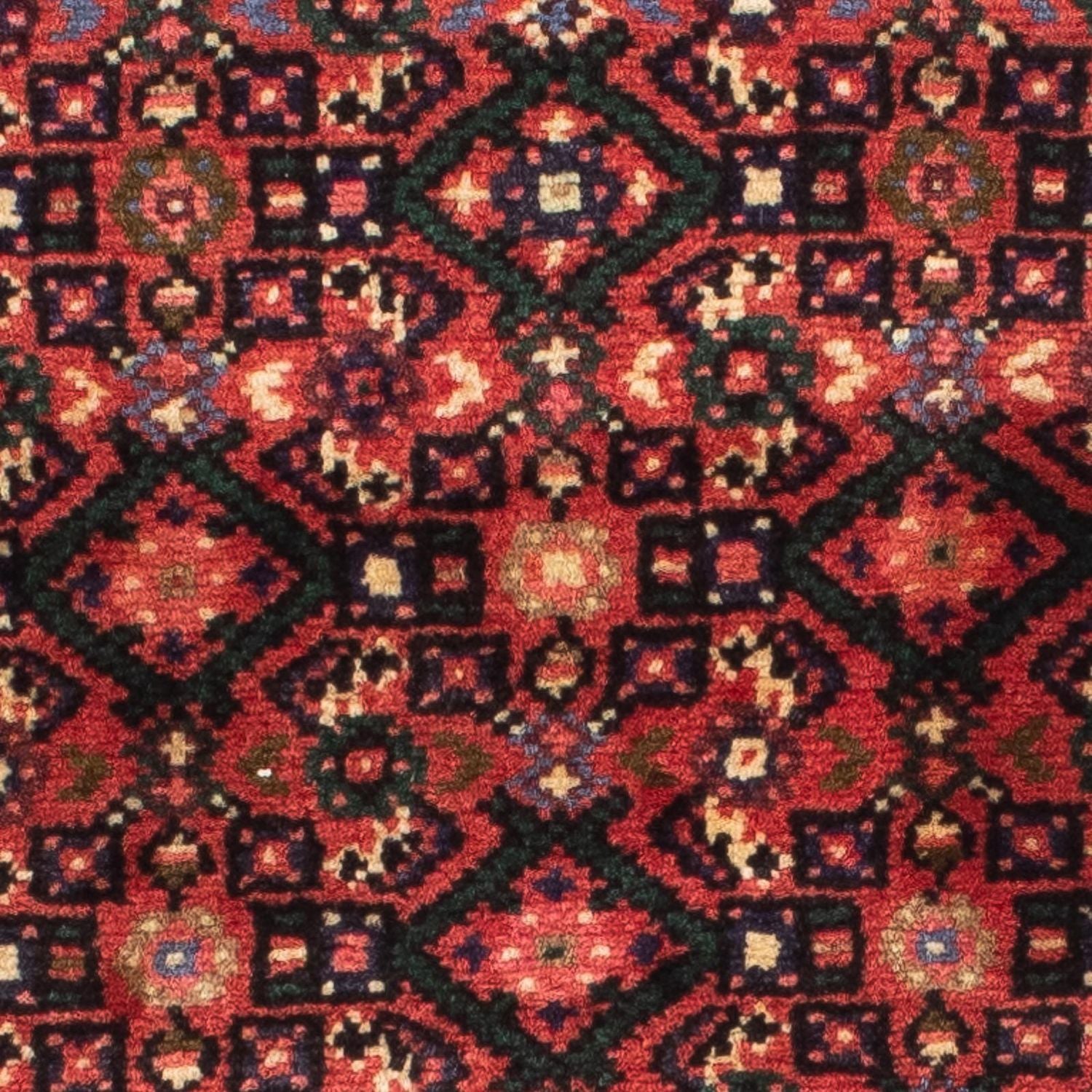 Løber Persisk tæppe - Nomadisk - 187 x 65 cm - mørkerød
