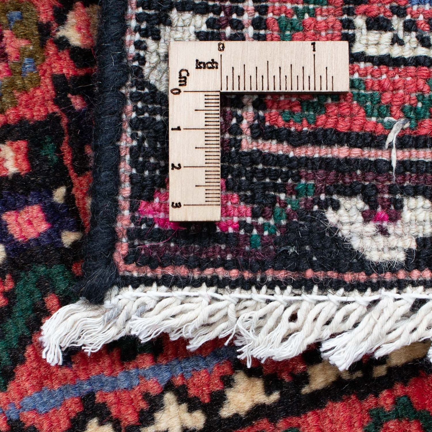 Løber Persisk tæppe - Nomadisk - 187 x 65 cm - mørkerød