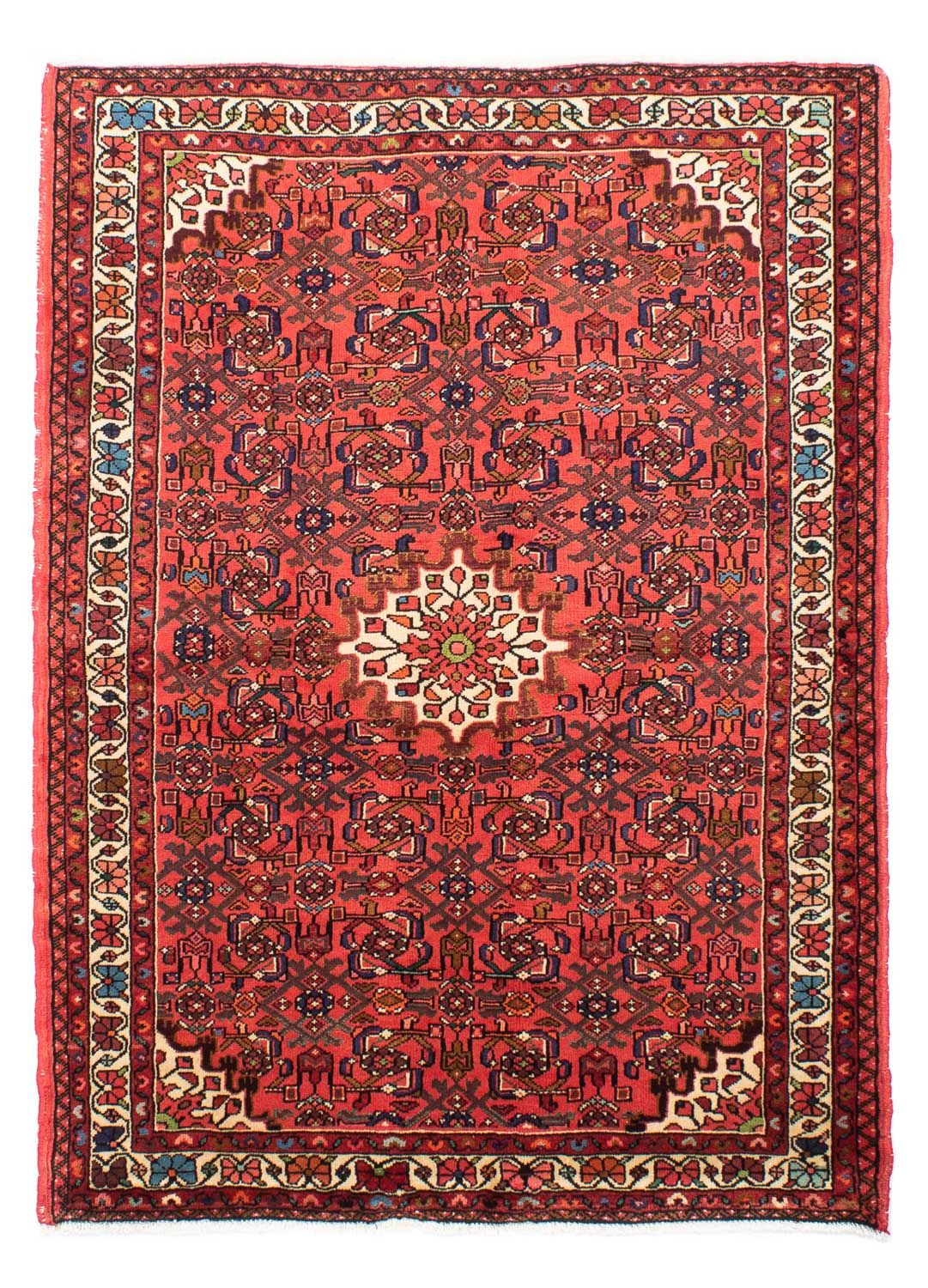 Persisk tæppe - Nomadisk - 212 x 152 cm - rød