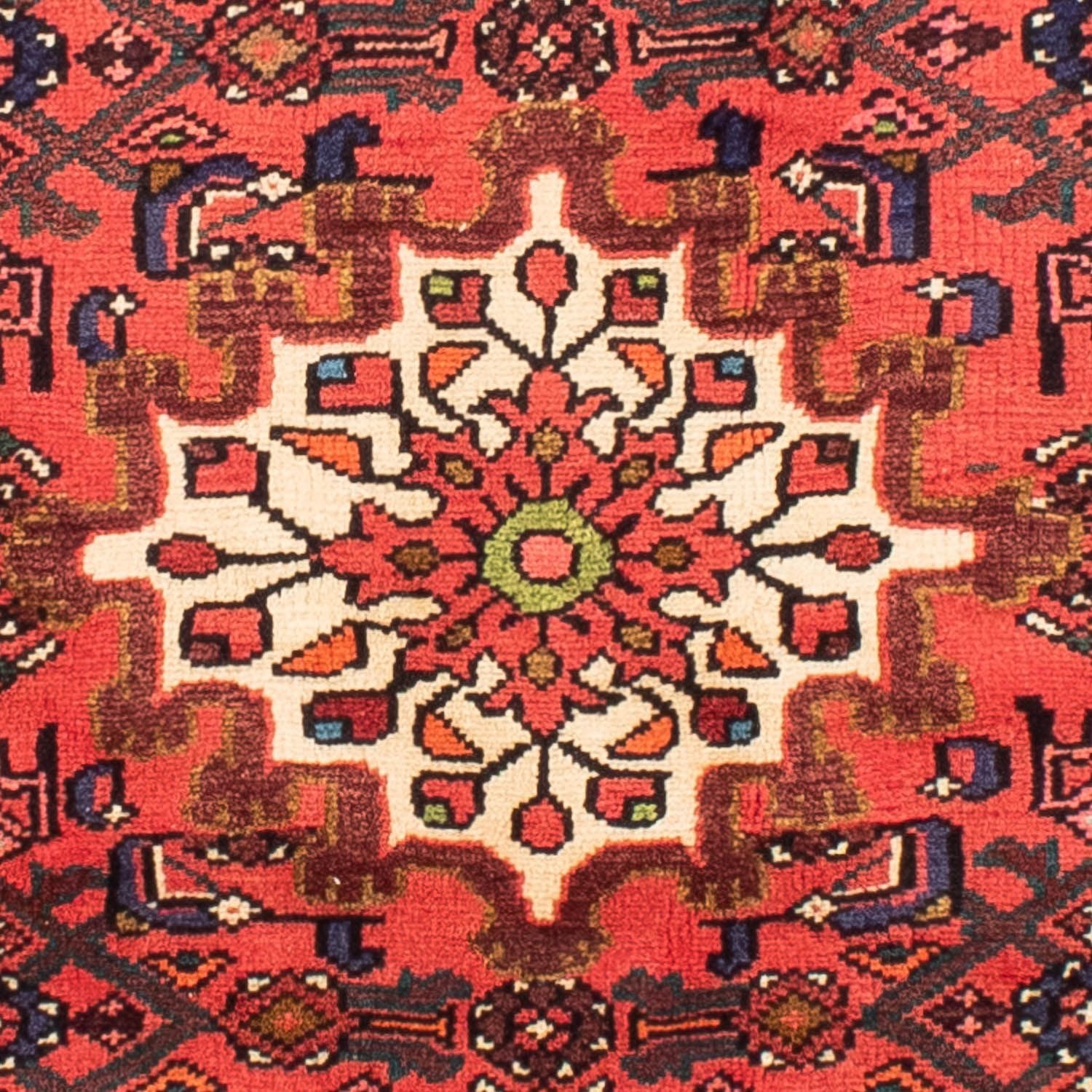 Persisk tæppe - Nomadisk - 212 x 152 cm - rød